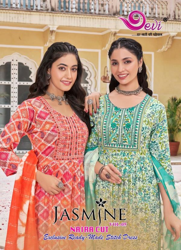 Devi Jasmine Vol-5 – Nyra Cut Kurti With Pant & Dupatta